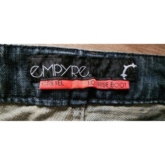 Y2K Empyre Gretel Lo Rise Bootcut Jeans Juniors 13 Women’s 10/12 Skater Denim - Picture 3 of 8